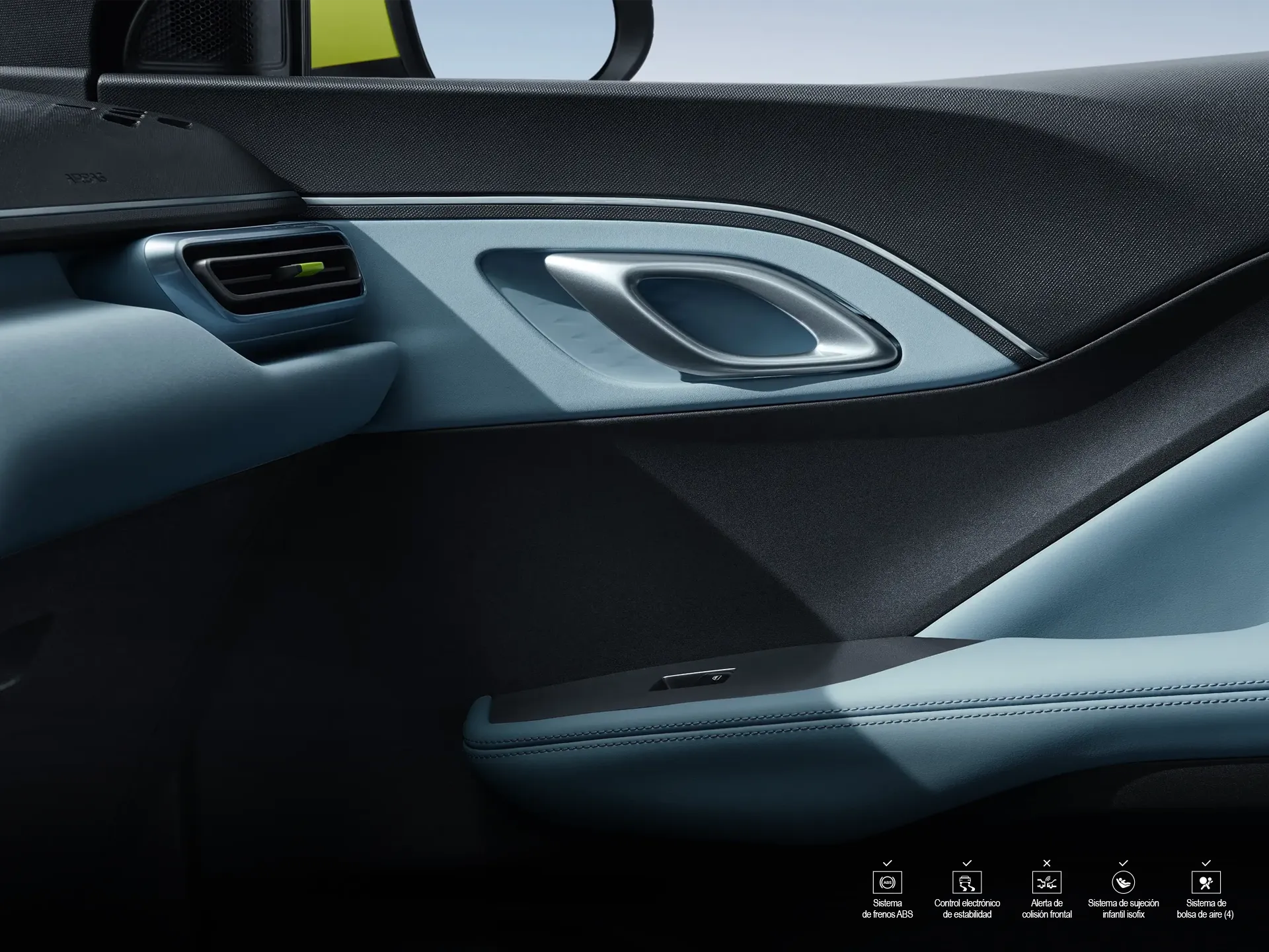 BYD Seagull interior detalle puerta