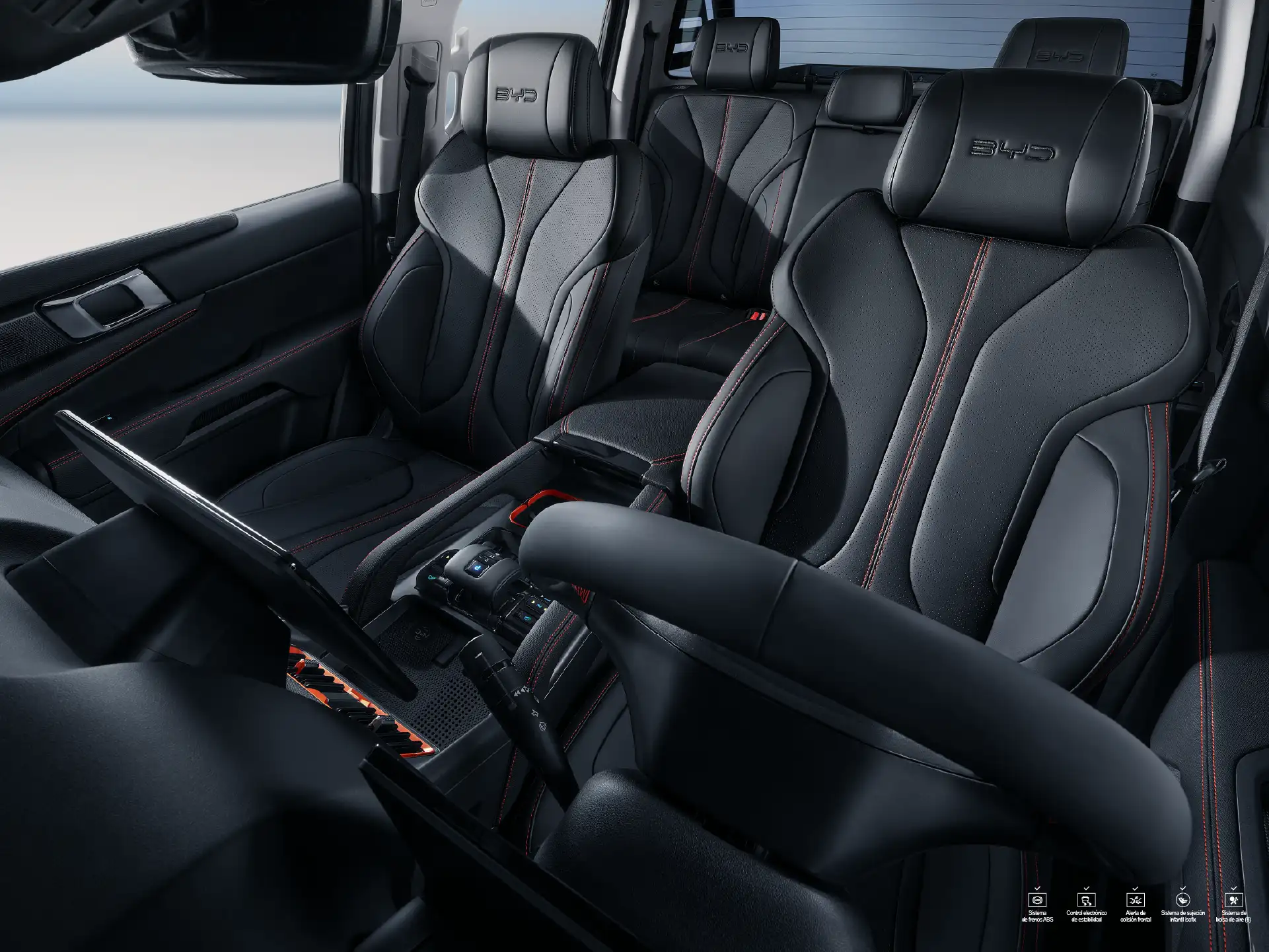 BYD Shark interior cabina