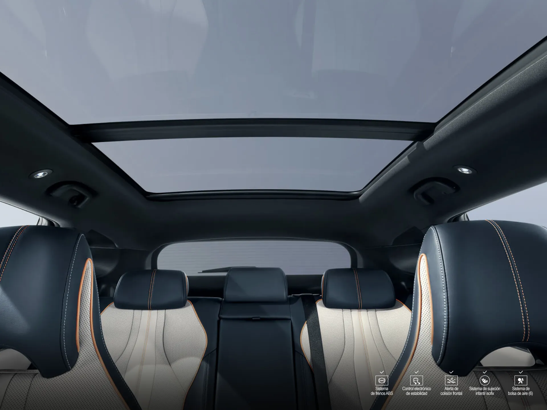 BYD Song Plus DM-I 1.5T interior sunroof