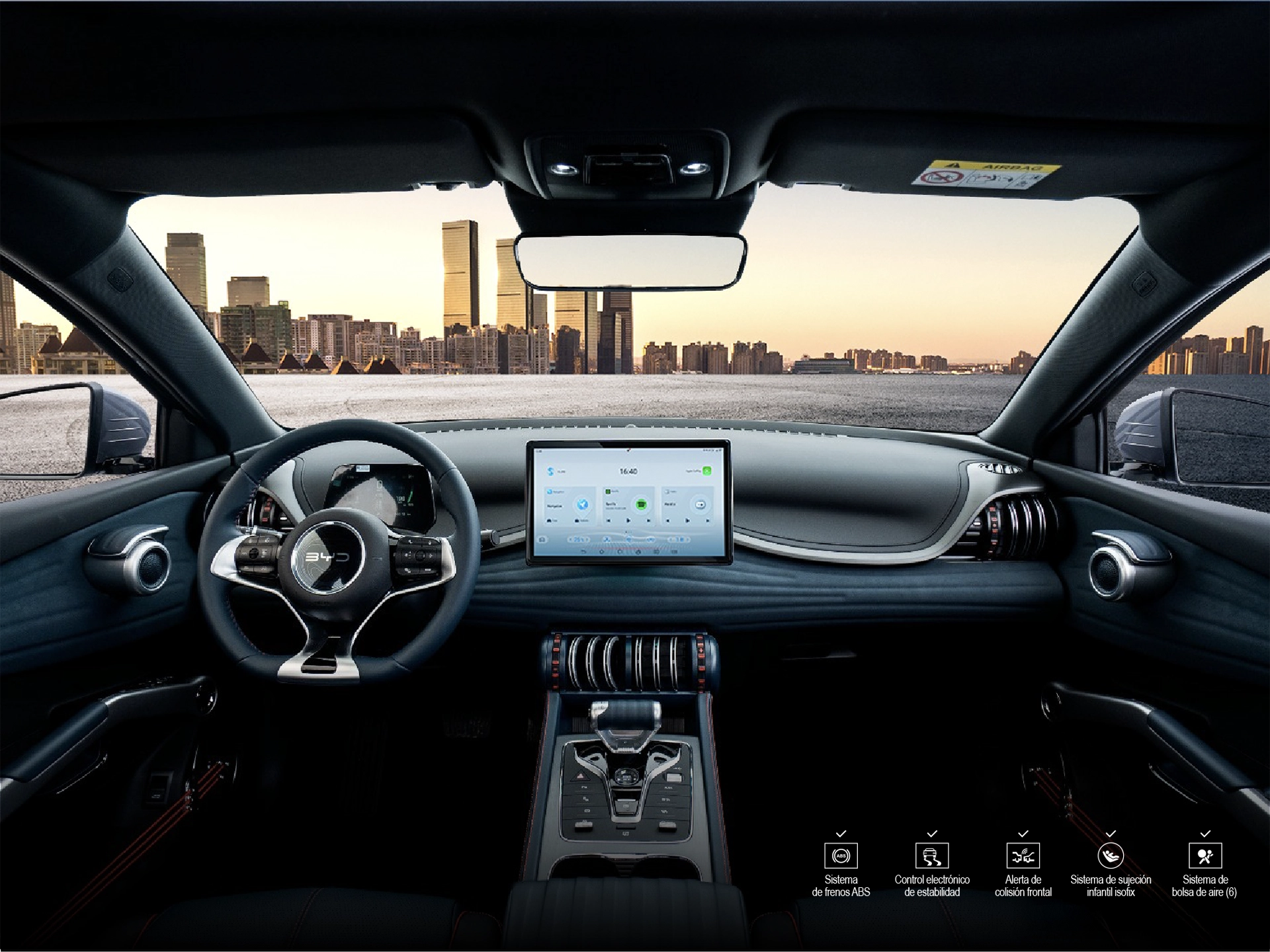 BYD Yuan Plus Lux interior tablero