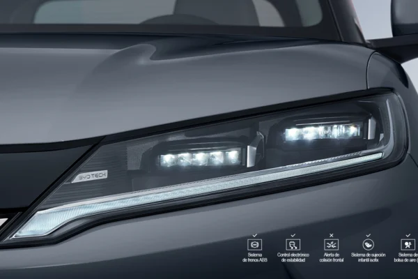 BYD Yuan Up exterior luces delanteras