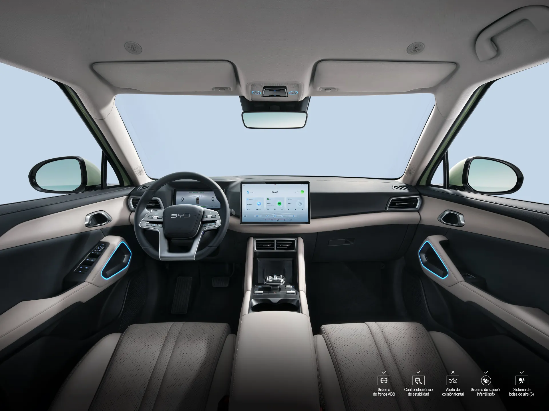 BYD Yuan Up interior tablero de control