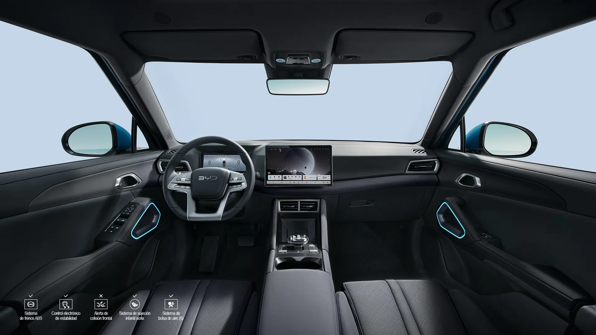 BYD Yuan Up Lux interior tablero